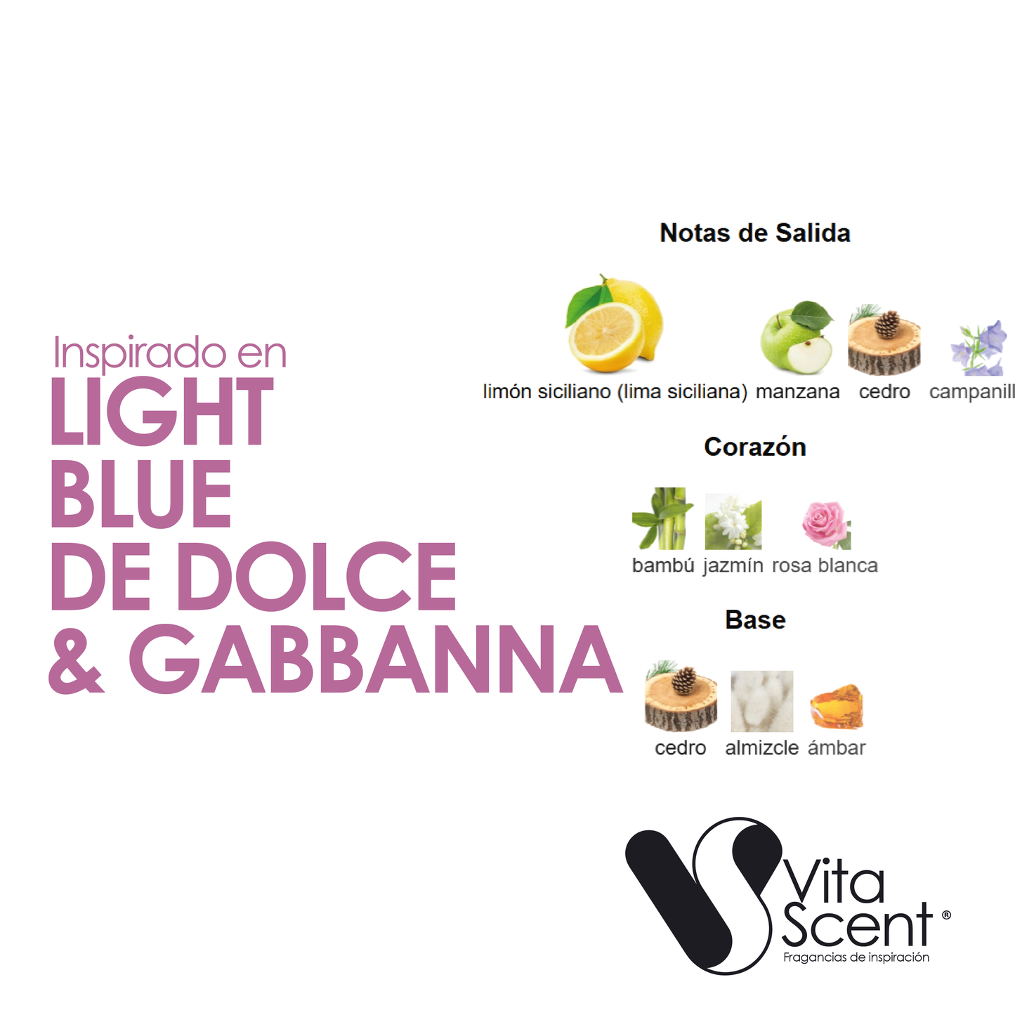 Inspirado En: Light Blue De Dolce & Gabbanna