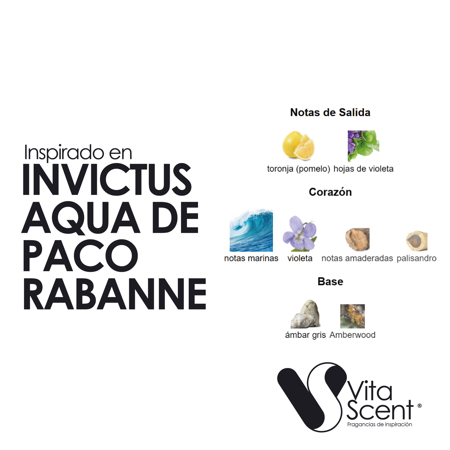 Inspirado En: Invictus Aqua De Paco Rabanne