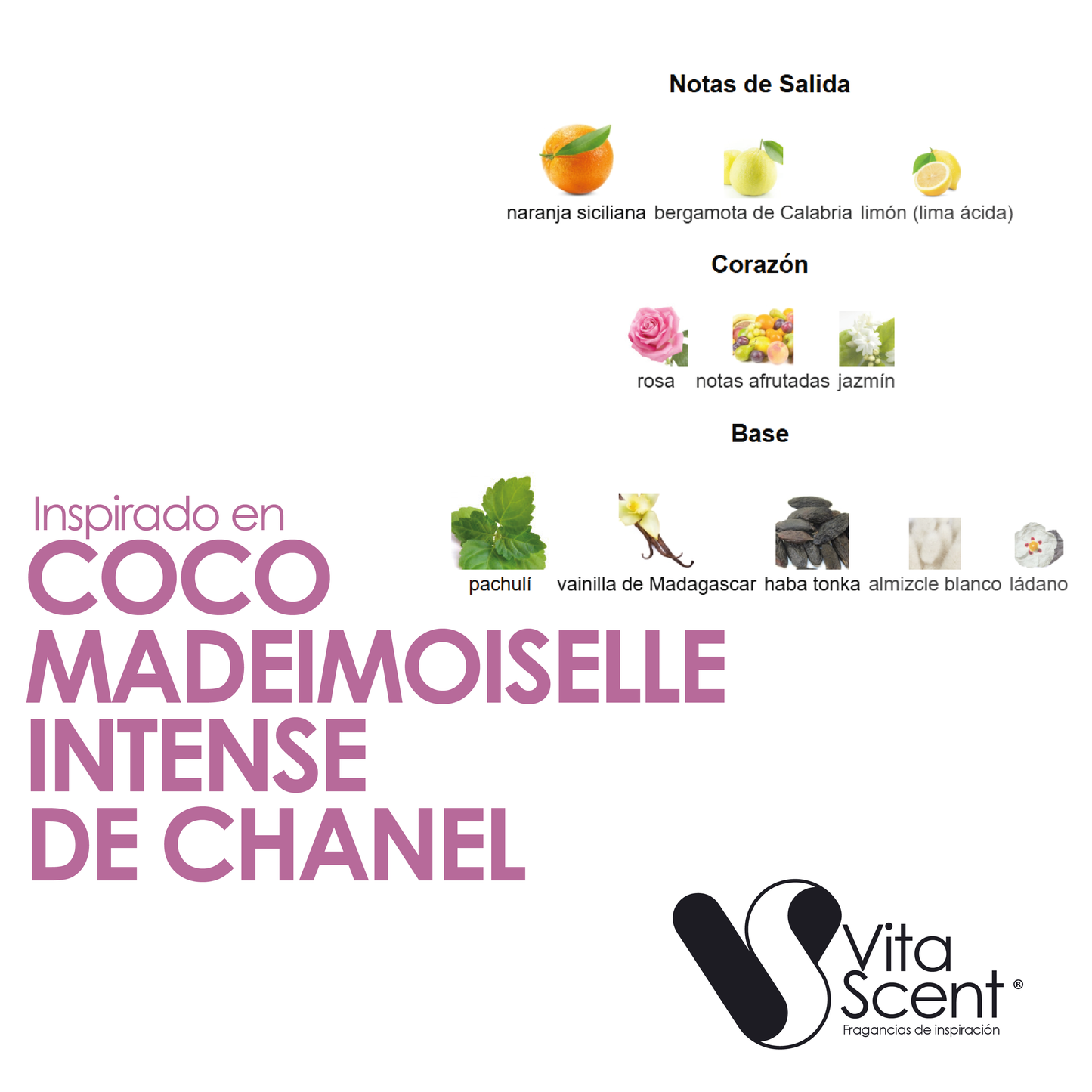 Inspirado En: Coco Madeimoiselle Intense De Chanel
