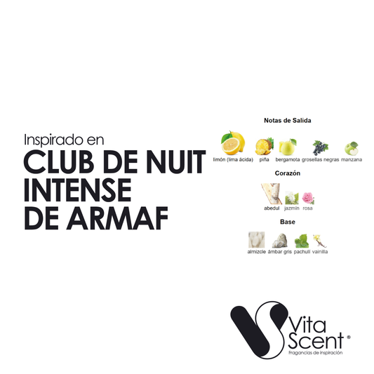 Inspirado en: Club de nuit intense de Armaf