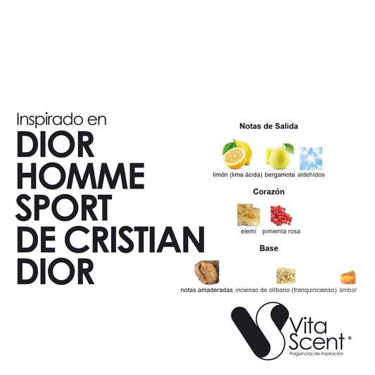 Inspirado en: Dior Homme sport 2021 de Cristian Dior