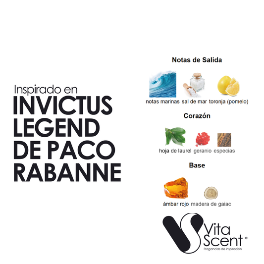 Inspirado En: Invictus Legend De Paco Rabanne